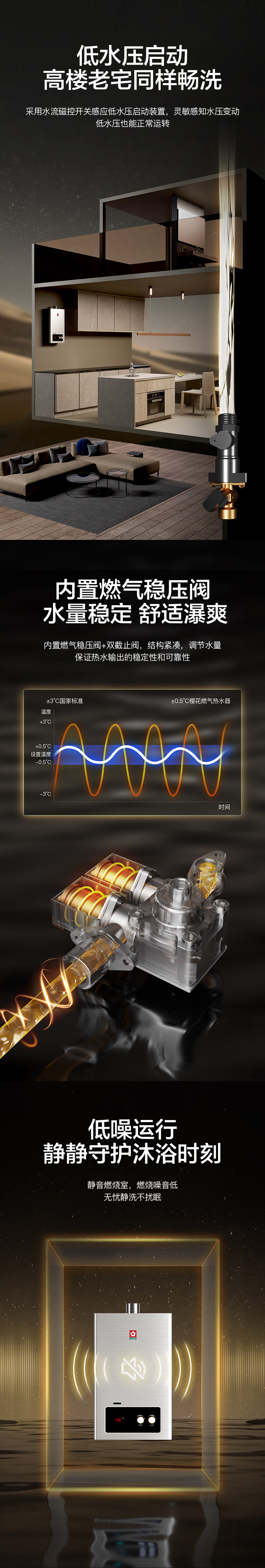 樱花燃气热水器 - 乐享恒温